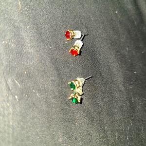 2pcs small earrings